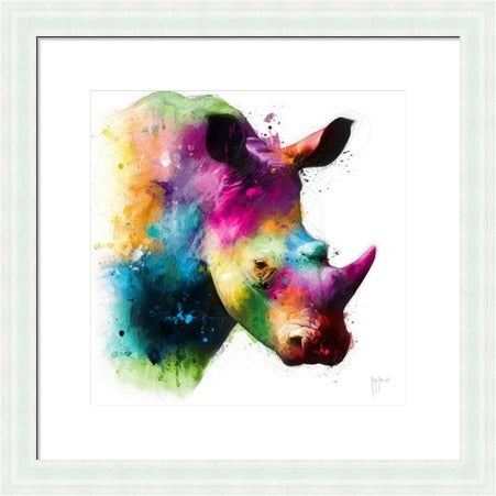 Rhinoceros (White) by Patrice Murciano