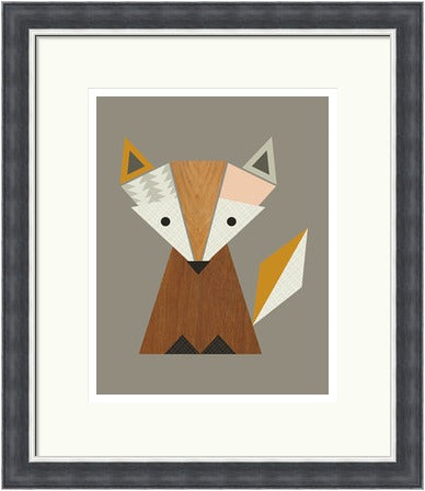 Geometric Fox by Little Design Haus