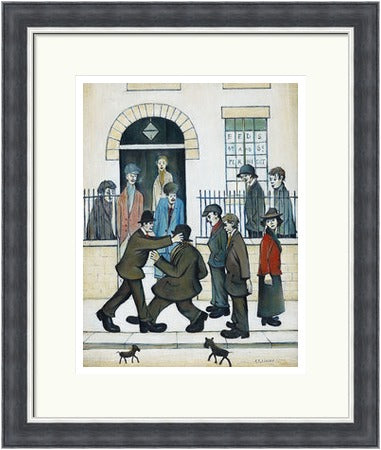 A Fight, c.1935 by L S Lowry