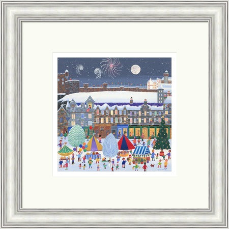 Grassmarket Winter by Lynn Hanley