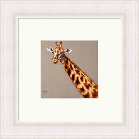 Sky High II Giraffe Art Print by  Georgina McMaster