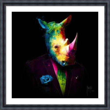 Rhinoceros (Black) by Patrice Murciano