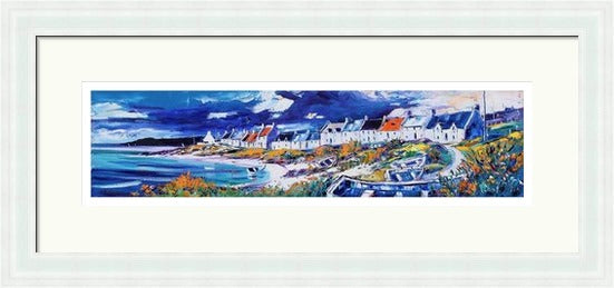 Portnahaven, Isle of Islay Signed Limited Edition) by Jean Feeney