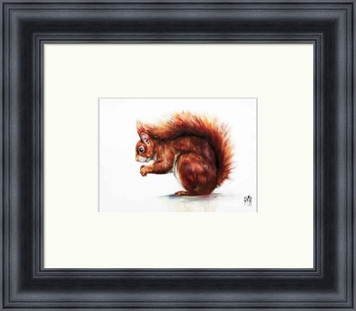 Saffron Squirrel Art Print by Georgina McMaster