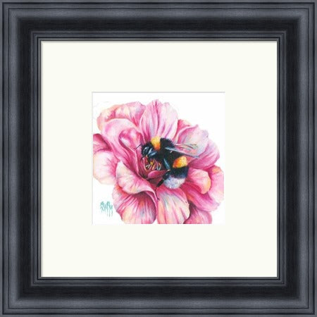 La Vie en Rose Bee on Blossom by Georgina McMaster