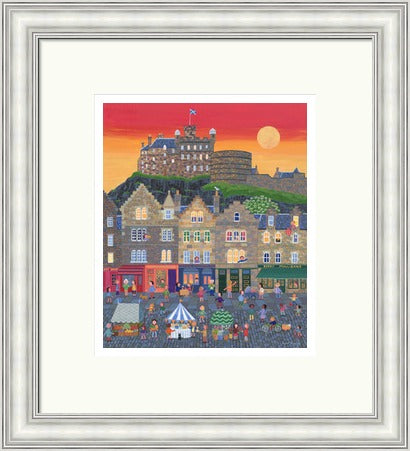 Sunset Shopping, Grassmarket by Lynn Hanley