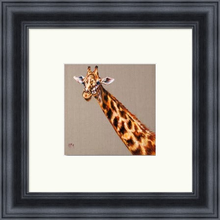 Sky High II Giraffe Art Print by  Georgina McMaster