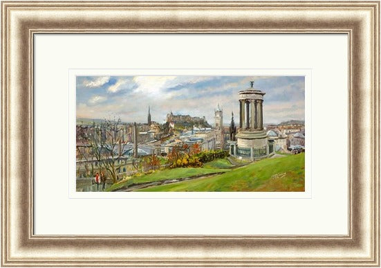 February on Calton Hill, Edinburgh by James Somerville Lindsay