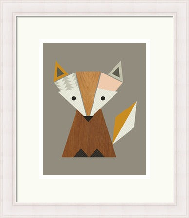 Geometric Fox by Little Design Haus