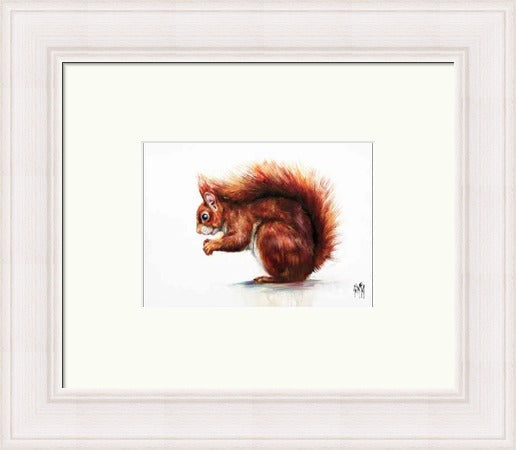 Saffron Squirrel Art Print by Georgina McMaster