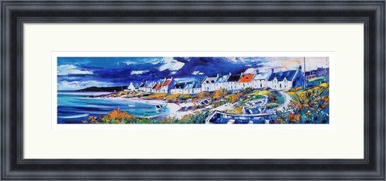 Portnahaven, Isle of Islay Signed Limited Edition) by Jean Feeney
