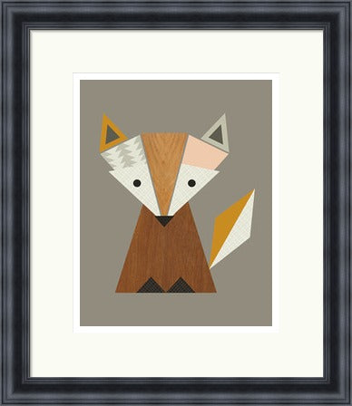 Geometric Fox by Little Design Haus