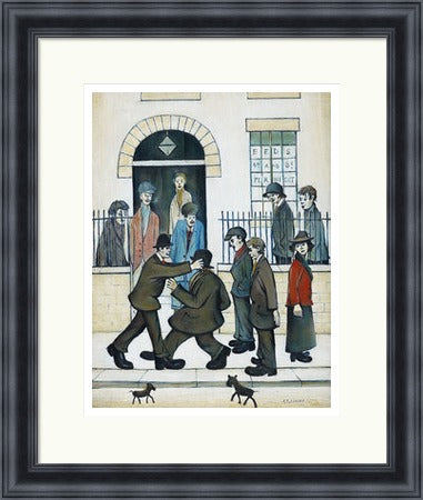 A Fight, c.1935 by L S Lowry