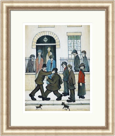 A Fight, c.1935 by L S Lowry