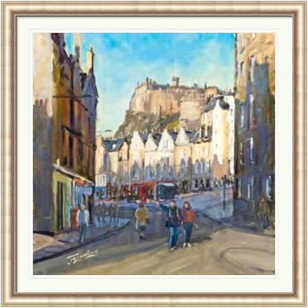 Good Morning Grassmarket, Edinburgh by James Somerville Lindsay