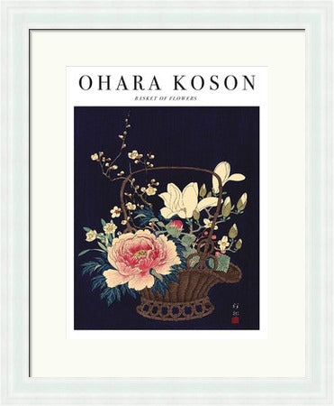Basket of Flowers by Ohara Koson