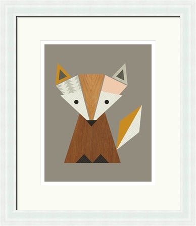 Geometric Fox by Little Design Haus