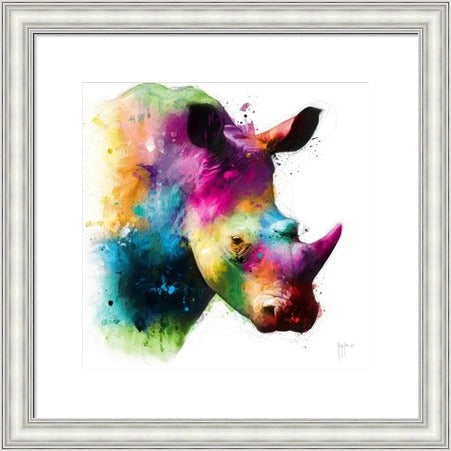 Rhinoceros (White) by Patrice Murciano