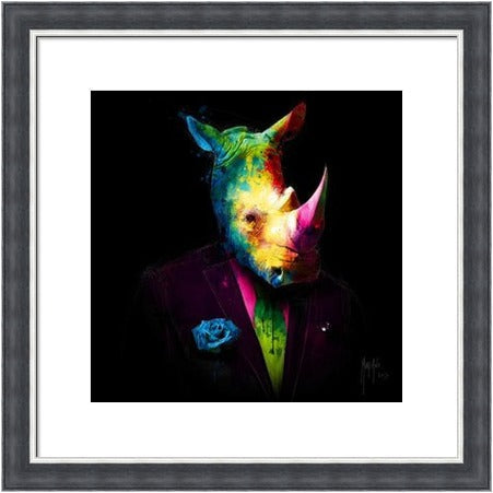 Rhinoceros (Black) by Patrice Murciano