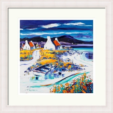 Boats on the Shore, Lewis (Signed Limited Edition) by Jean Feeney